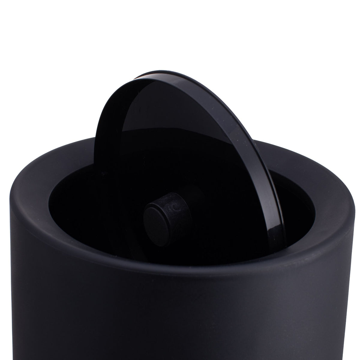13L Swing-Lid Plastic Bin for Kitchen or Bathroom