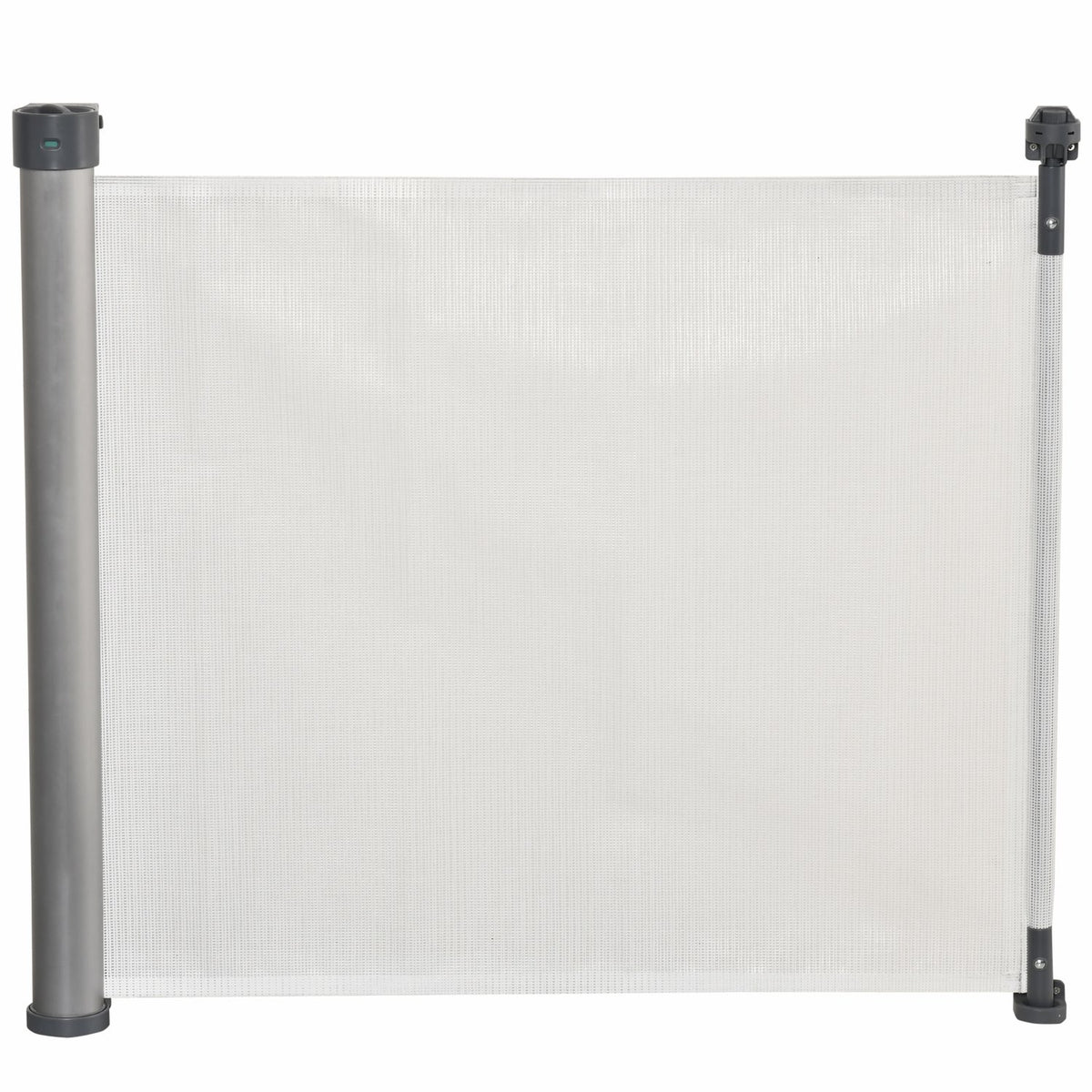 140Cm Extendable Stair Gate, Roll-Up One-Handed Operation, Door Gate, Stair Gate, Barrier Gate For Dogs, Door Guard, White