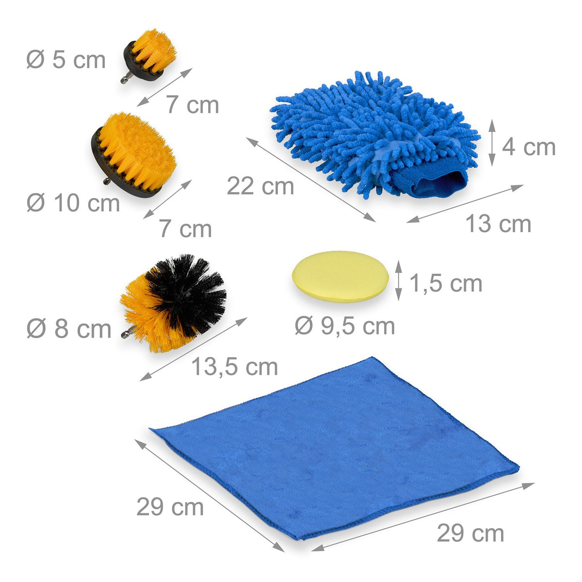 14-piece car cleaning set