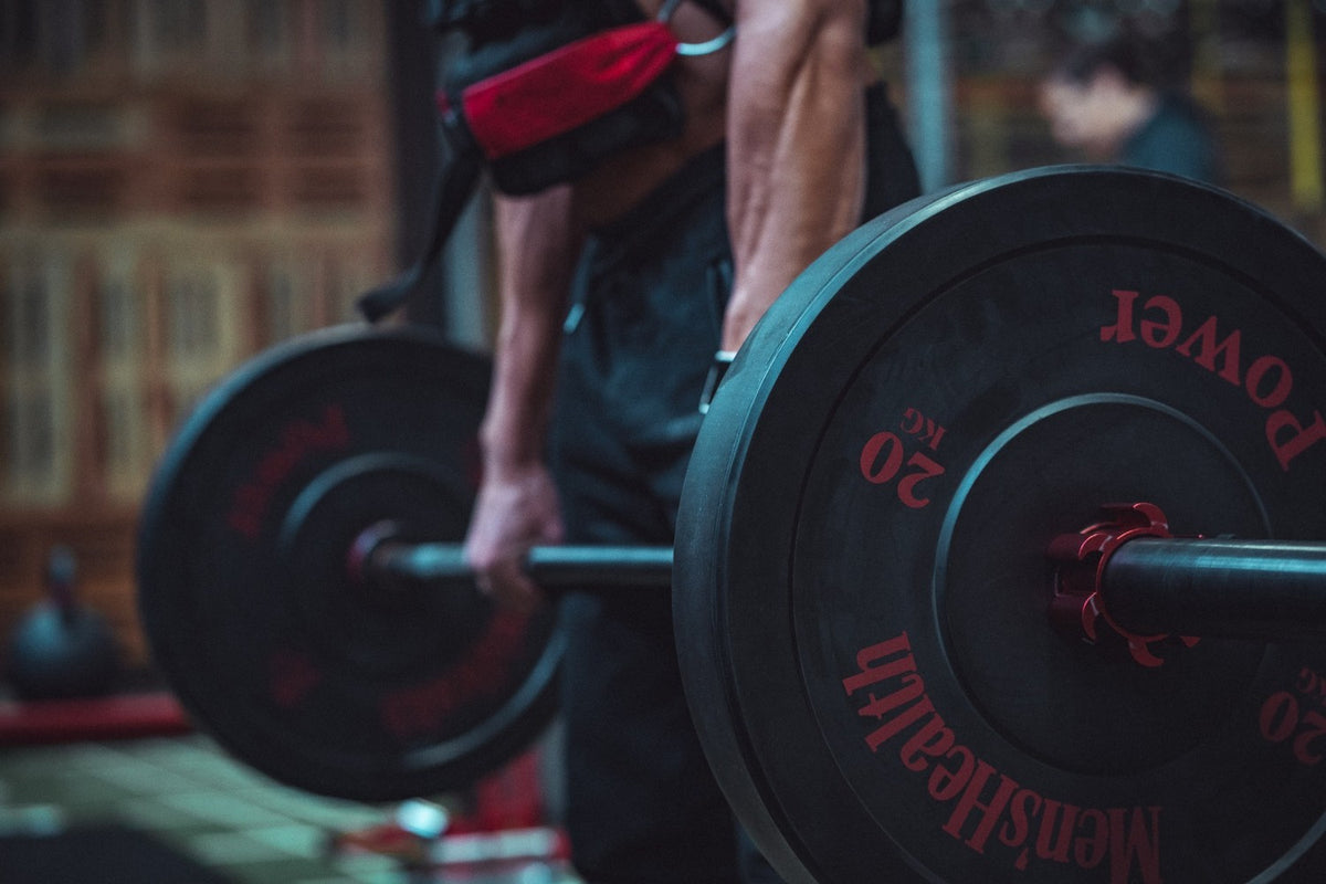 15KG Men's Health Bumper Plate - Rubber Coated