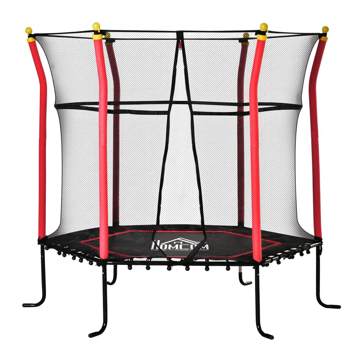 160 Cm Trampoline For Children Garden Trampoline With Safety Net Edge Cover Fitness Trampoline Mini Trampoline With Net For 3-10 Years Children
