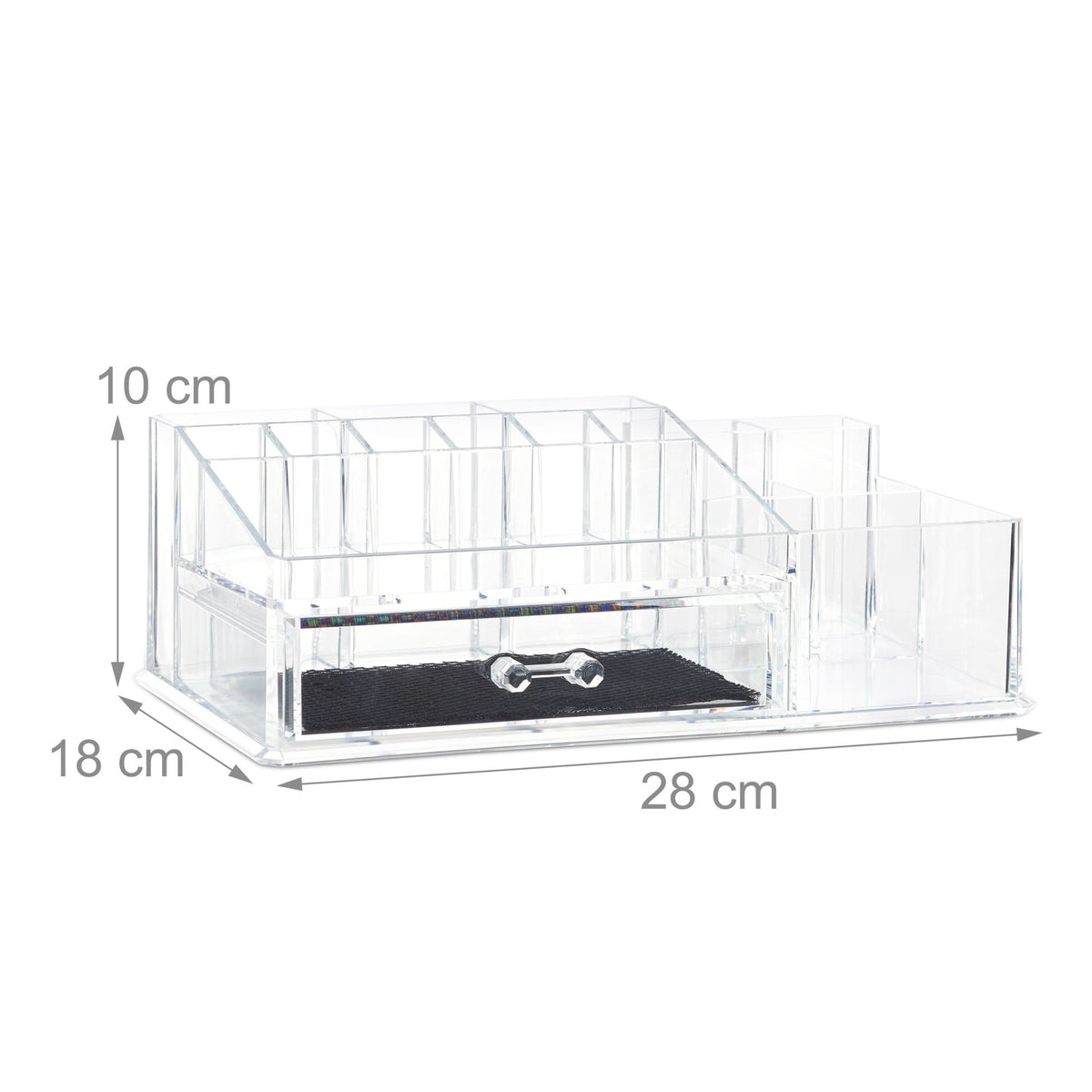 16-Compartment Make-Up Organiser