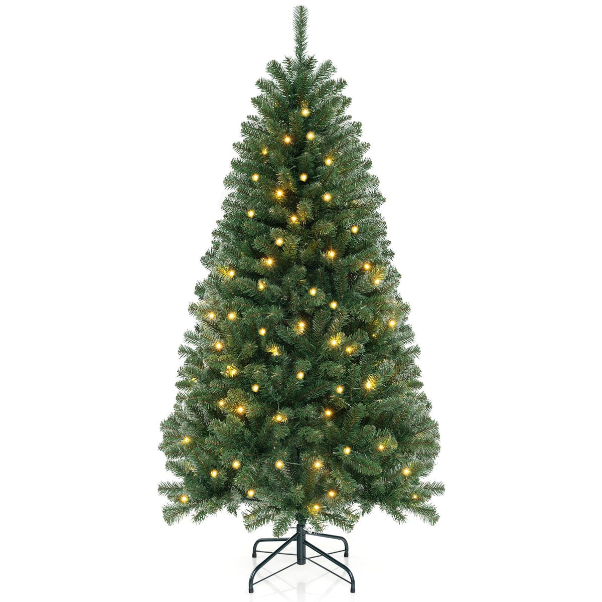 180cm Artificial Christmas Tree, 200 LEDs, 568 Branch Tips