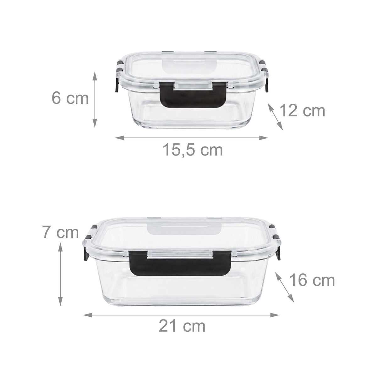 18-Piece Glass Food Storage and Preserving Jar Set