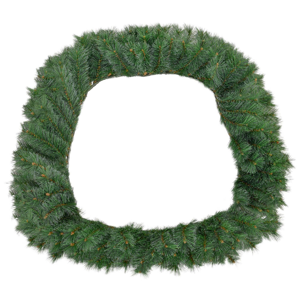 1.8m Artificial Christmas Garland with 160 Tips Christmas Tree Garland for Stairs & Fireplace Festive Flower Decoration in Green