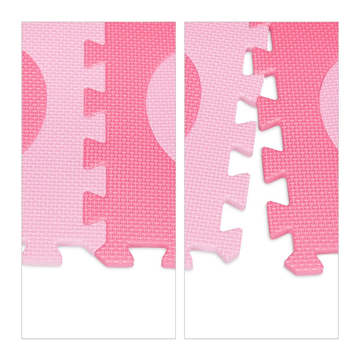 18-piece puzzle mat heart