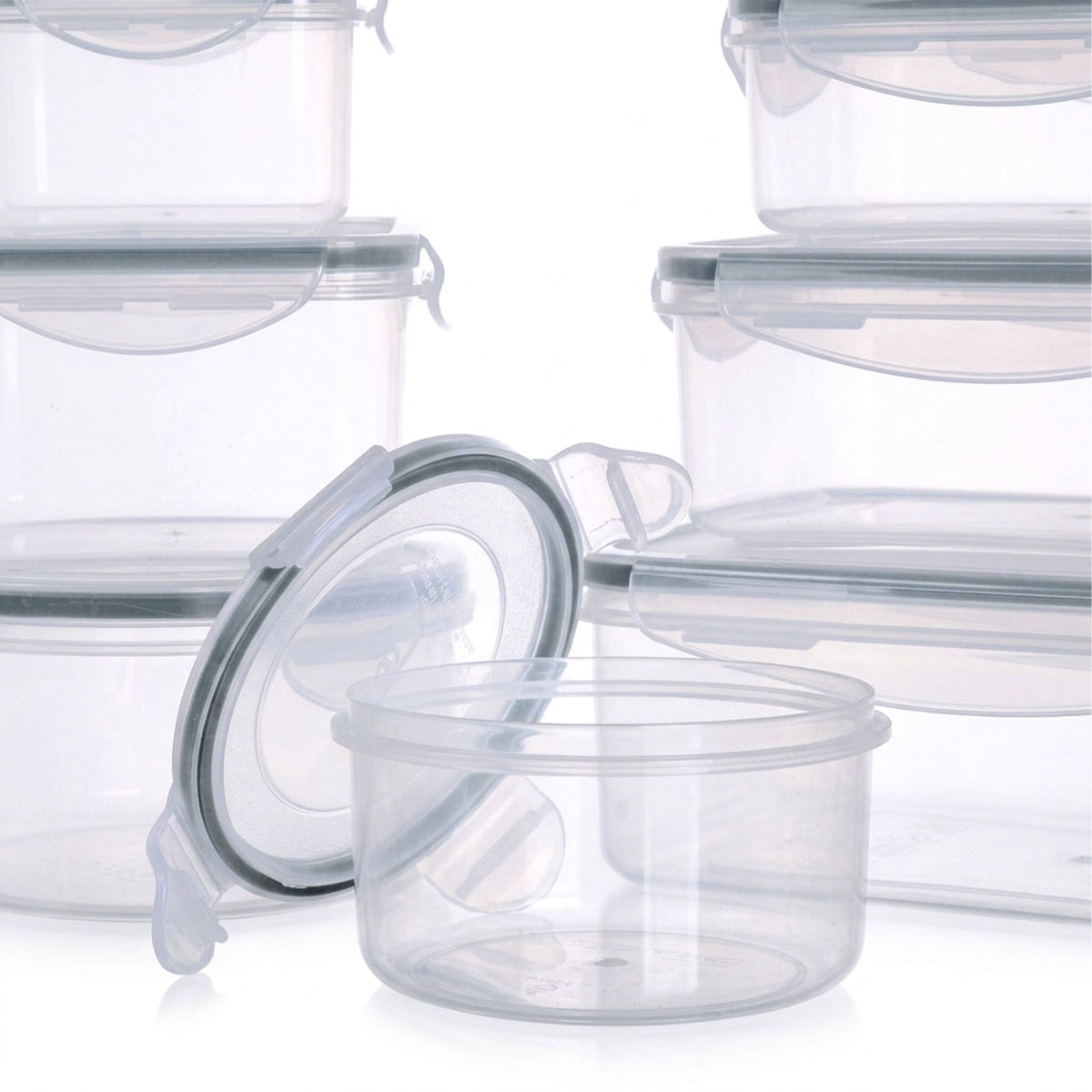 19-Piece Airtight Plastic Food Storage Container Set