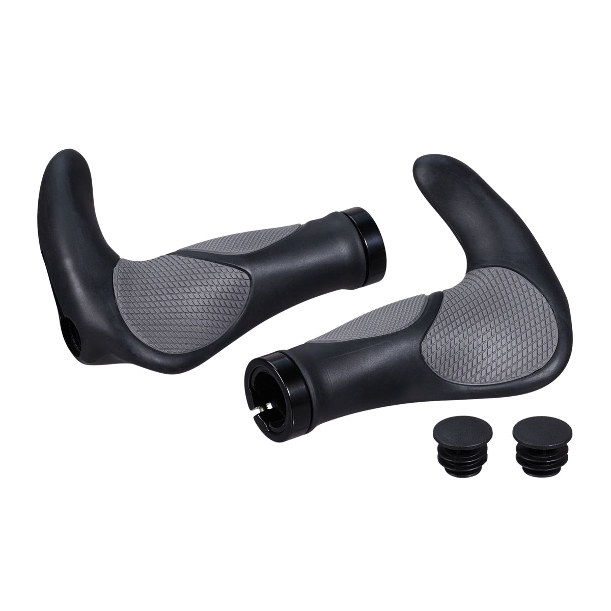 1 pair of ergonomic bicycle handles