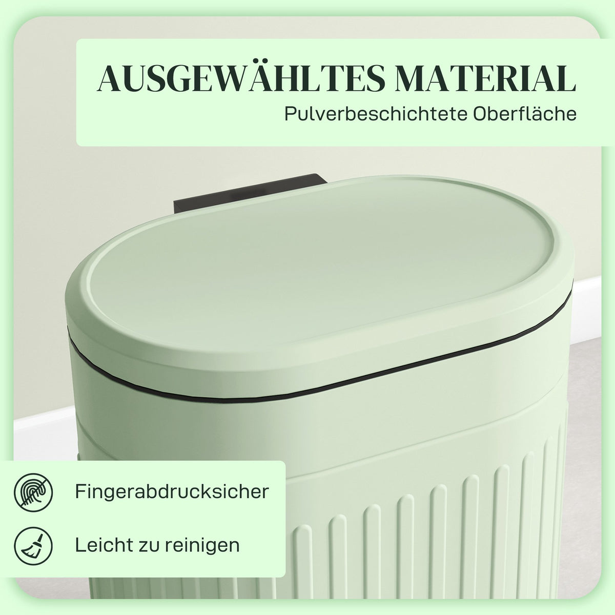 20L Metal Pedal Bin, Soft-Close, Removable Inner Bucket