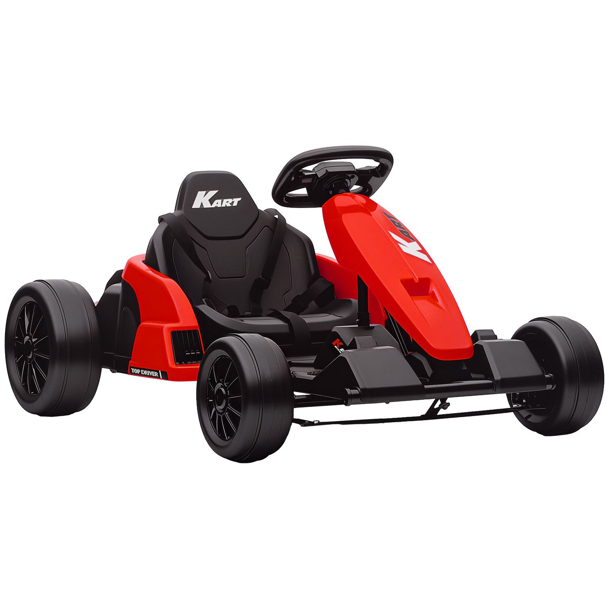 24V Electric Go-Kart, Drift Mode, Adjustable Seat, Ages 6-12