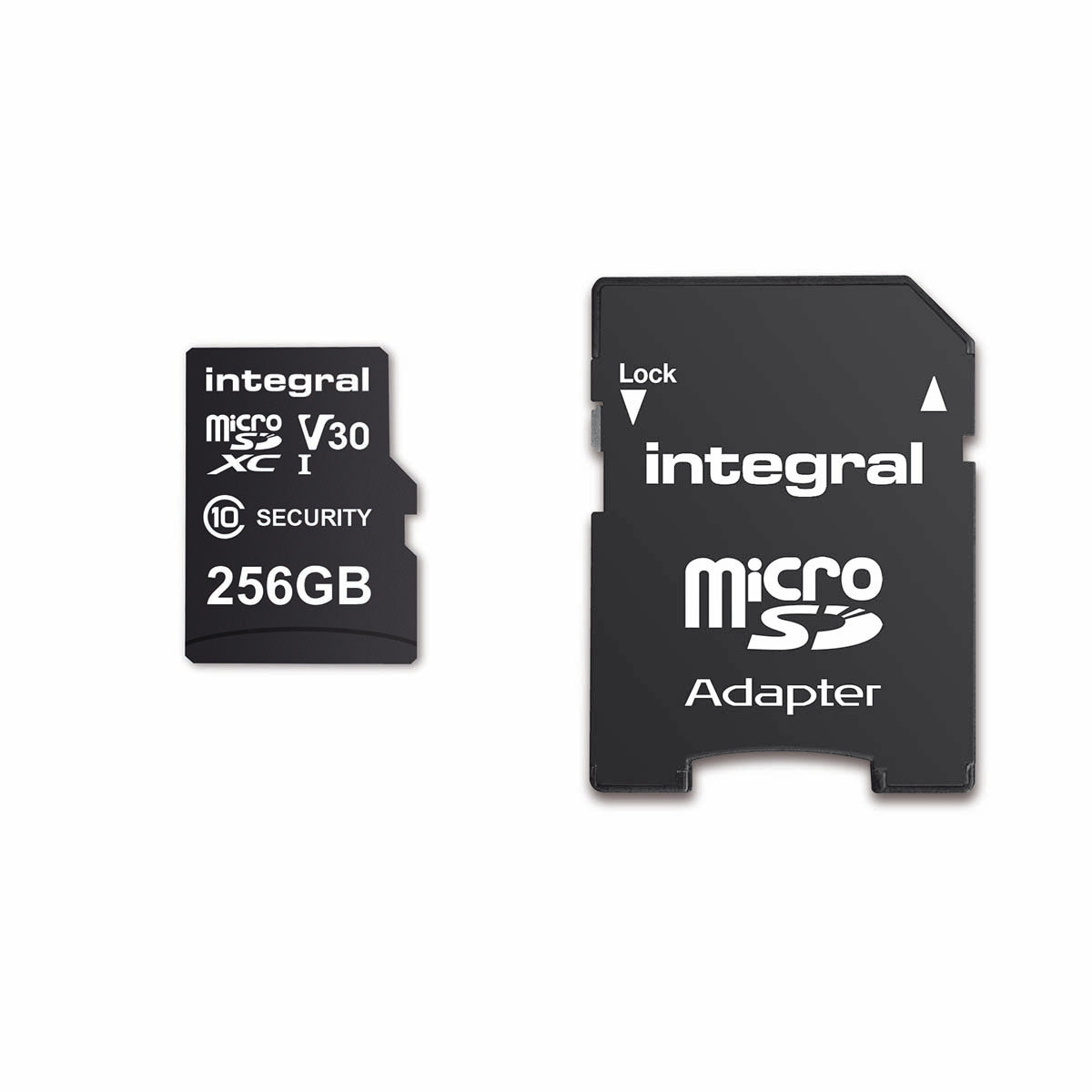256GB security camera microSD card for dashcams, home cameras, CCTV, body cameras and drones