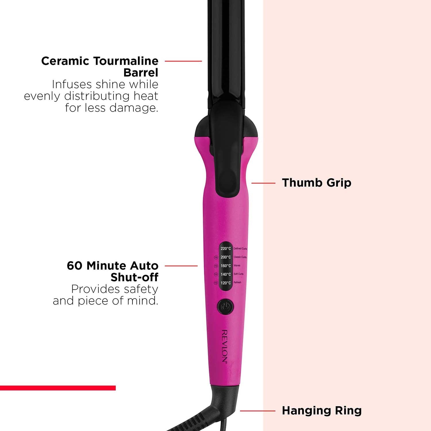 25mm Precision Hair Curler for Defined Curls