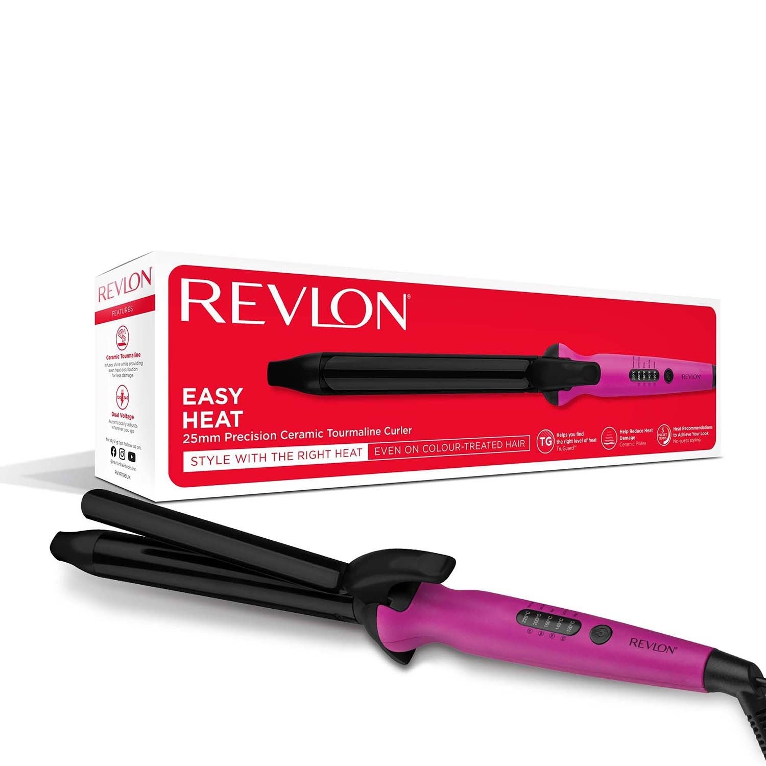 25mm Precision Hair Curler for Defined Curls