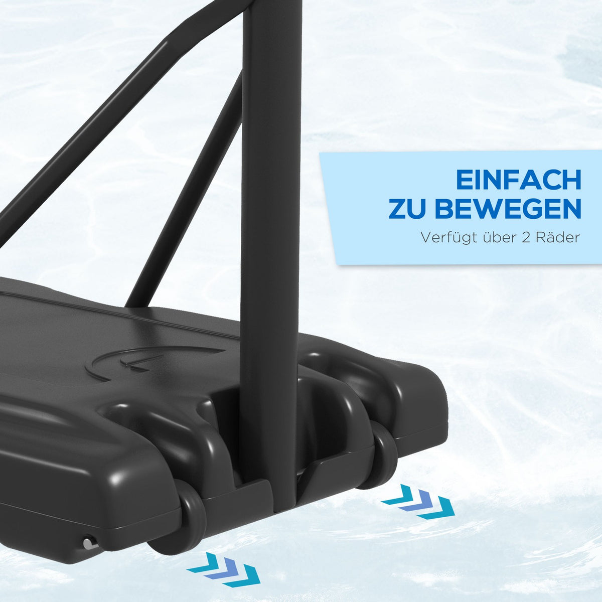 2-In-1 Basketball Stand 195-370 Cm Height-Adjustable Basketball Hoop With Steel Stand