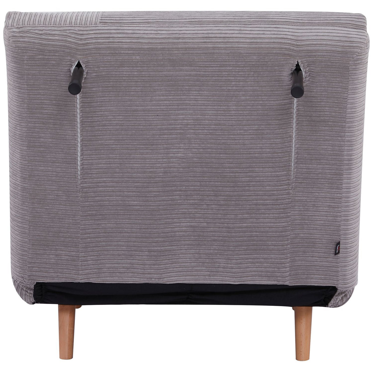 2-In-1 Sofa Bed, Chair Bed, Adjustable Folding Mattress, Guest Bed, Folding Bed, Cord Look For Bedroom And Living Room, Polyester Light Grey