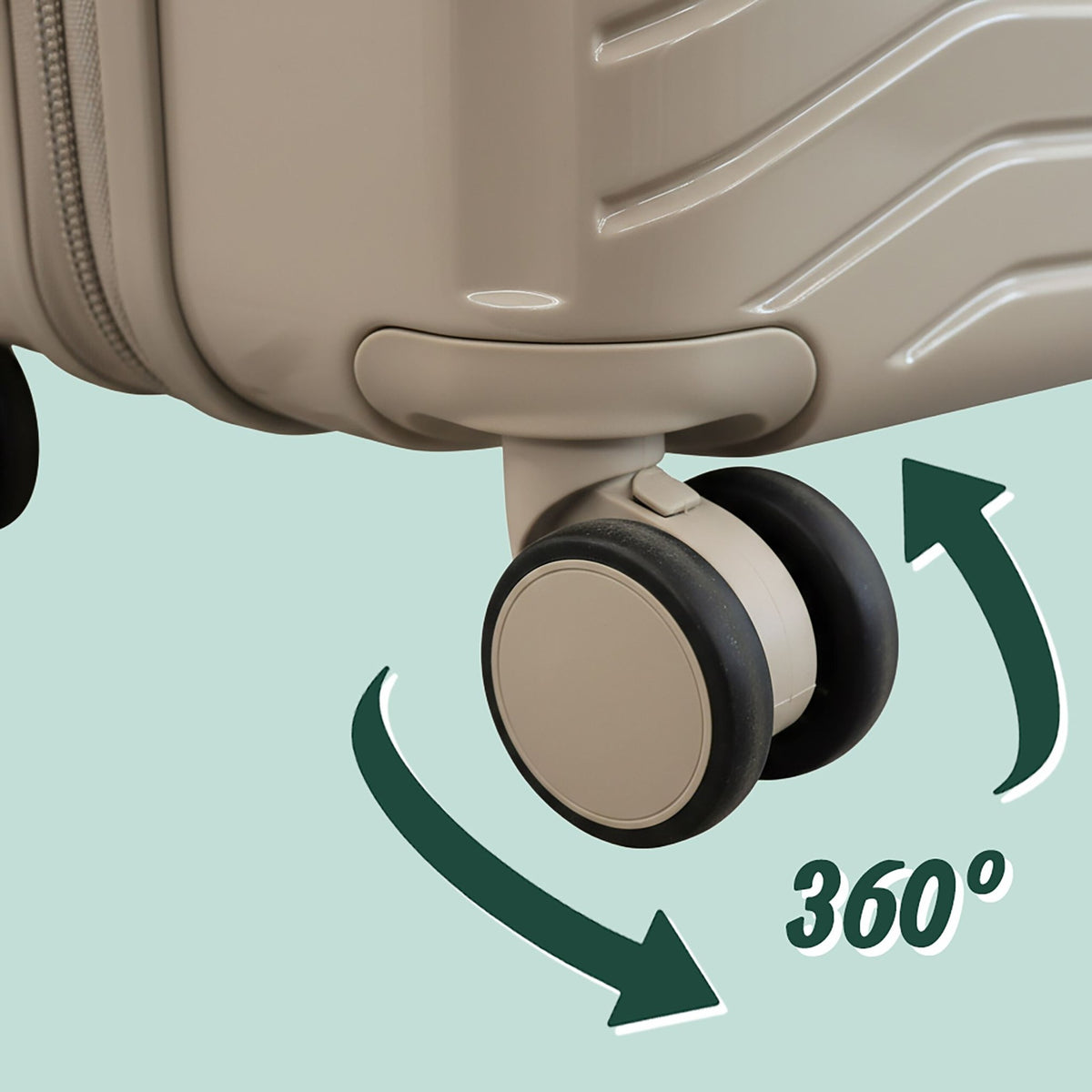 2-Piece Hard-Shell Luggage Set with TSA Lock