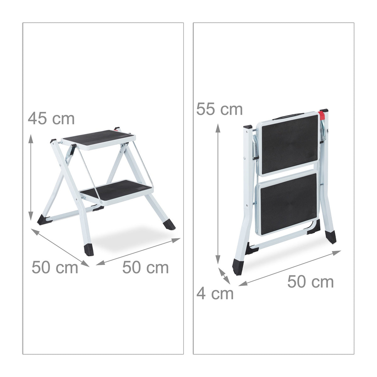2-Rung Folding Step Ladder