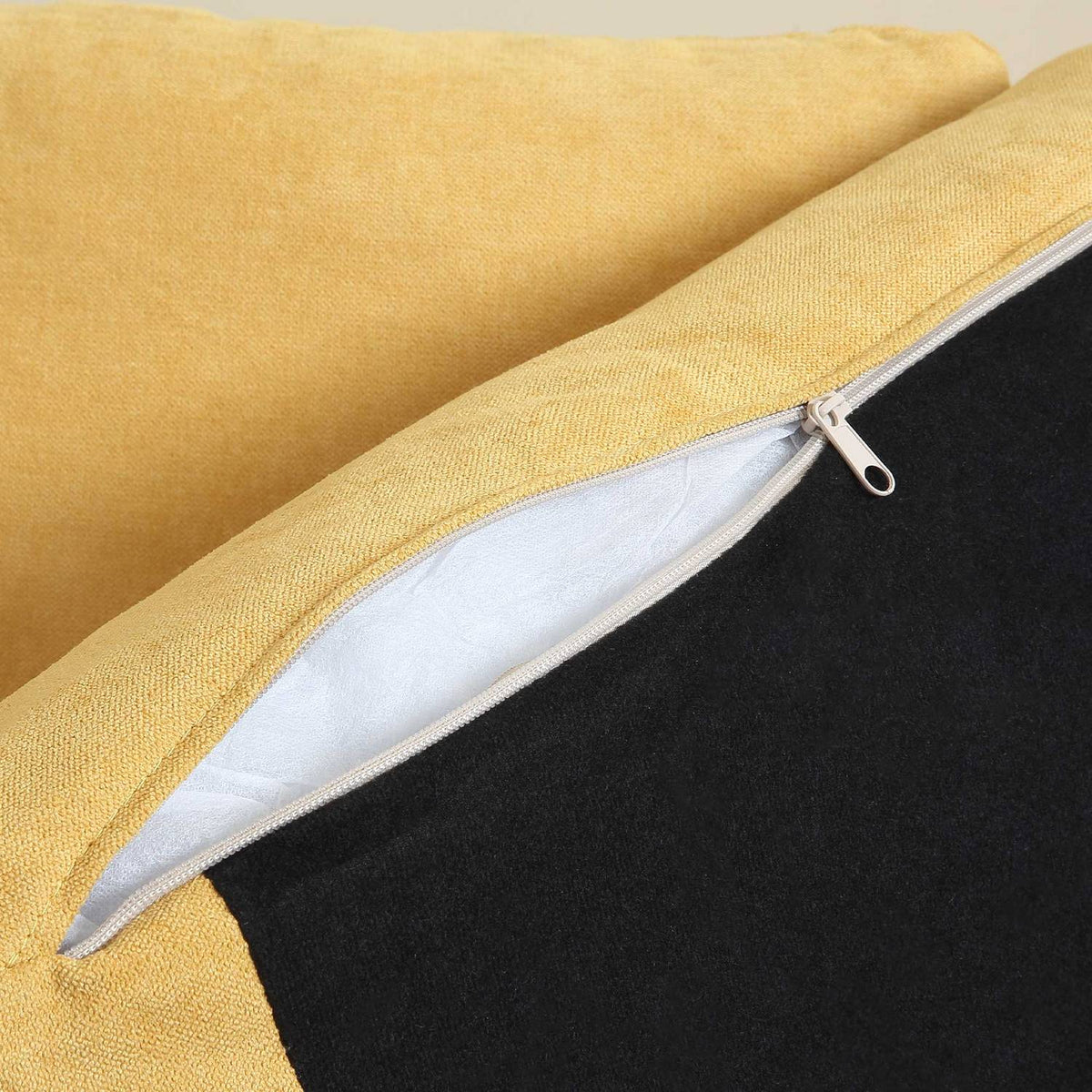 2-Seater Double Sofa In Linen Look, Loveseat In Retro Design, Up To 300 Kg, Yellow, 137X80X87Cm For Living Room