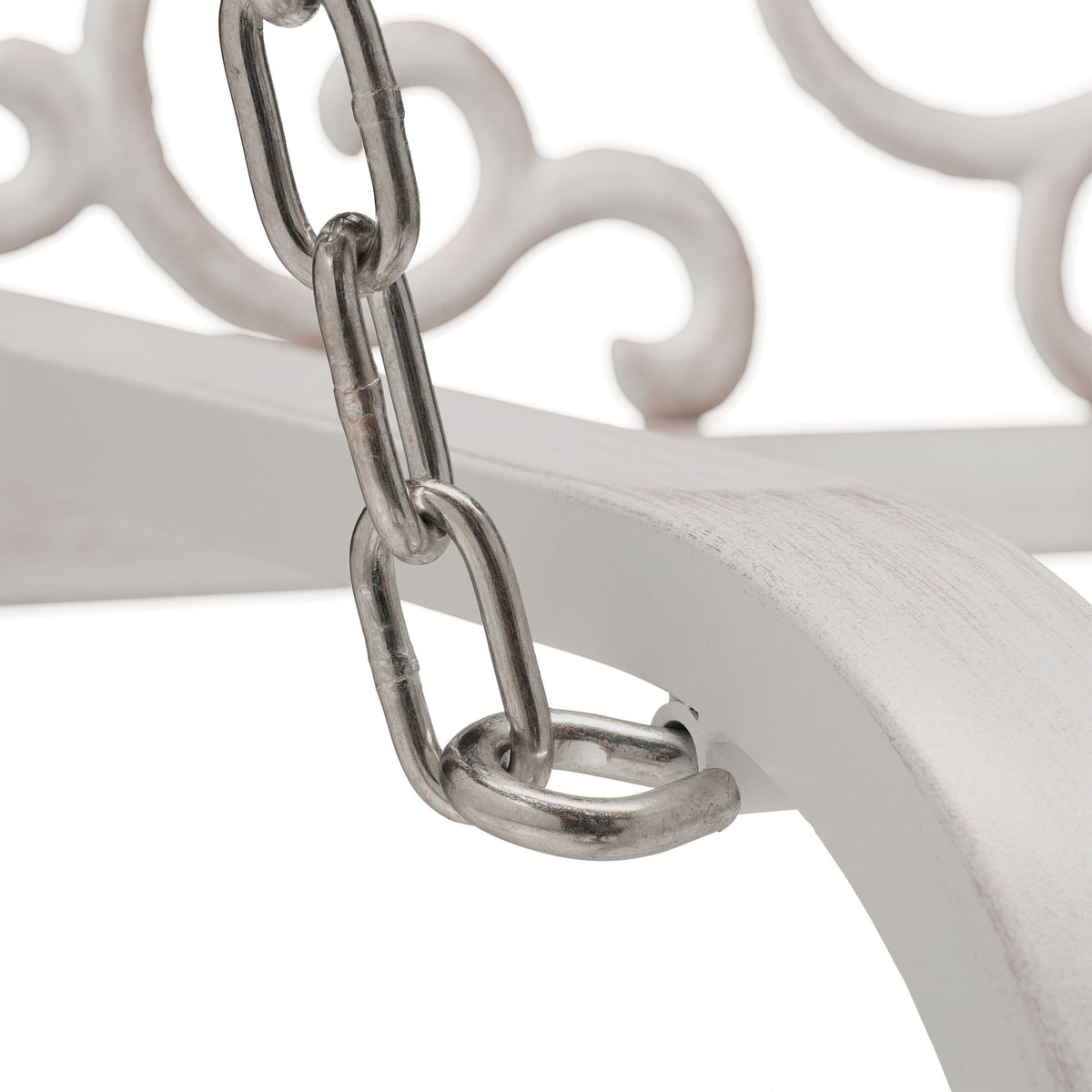 2-Seater Outdoor Patio Swing with Curved Seat