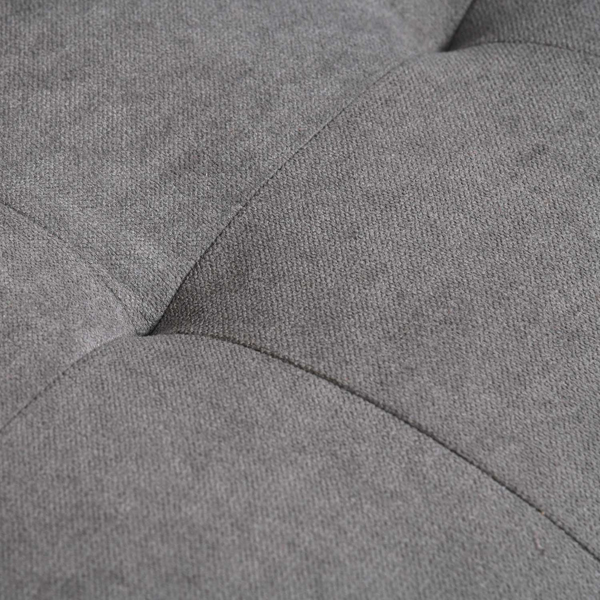 2-Seater Sofa Fabric Sofa Double Sofa Removable With Cushions Rubber Wood Cotton Gray 117 X 62 X 78 Cm