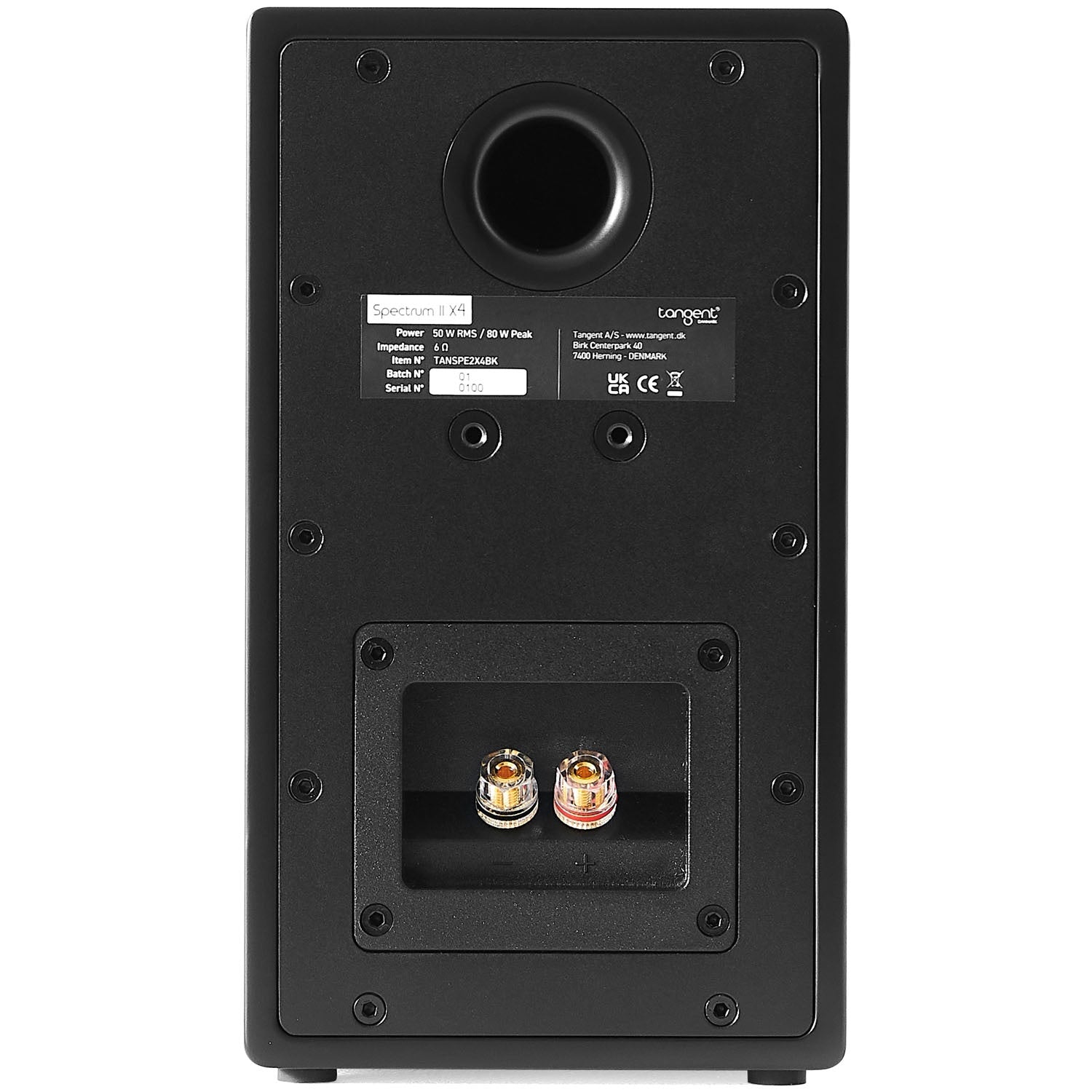 2-Way Black Speakers, Spectrum X4 II