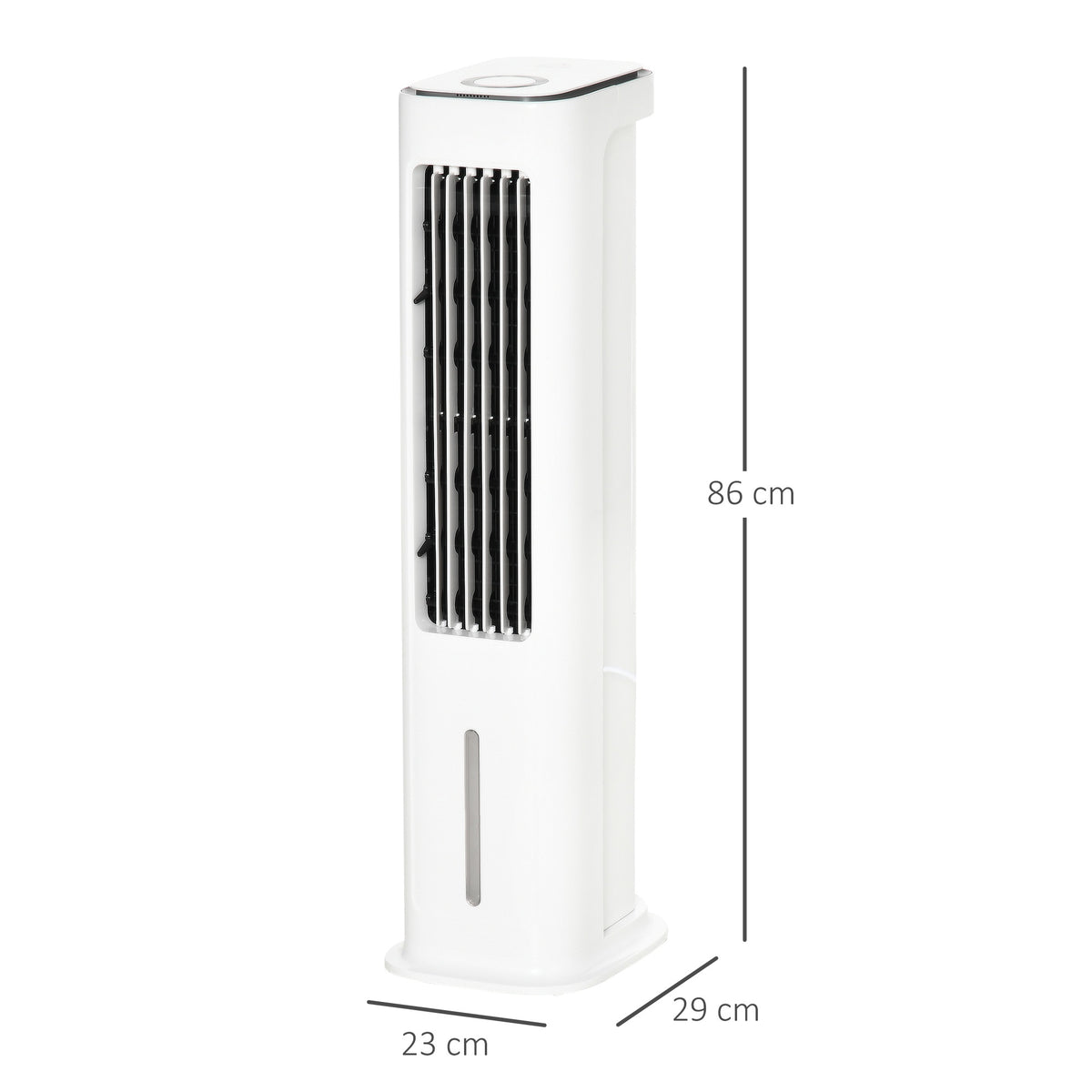 2-in-1 Air Cooler with 5L Tank, 12h Timer, for 20㎡