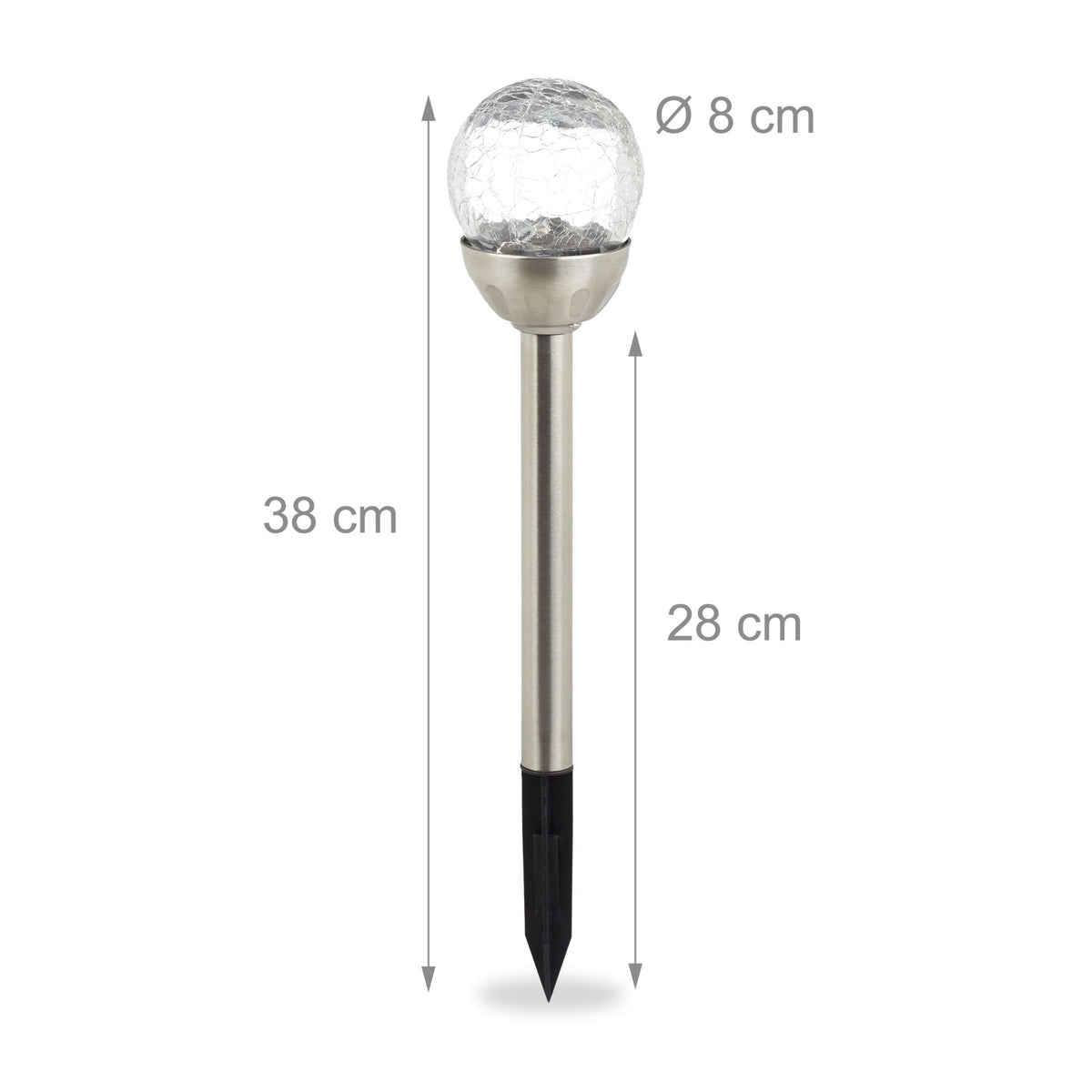 2-pack solar lamps