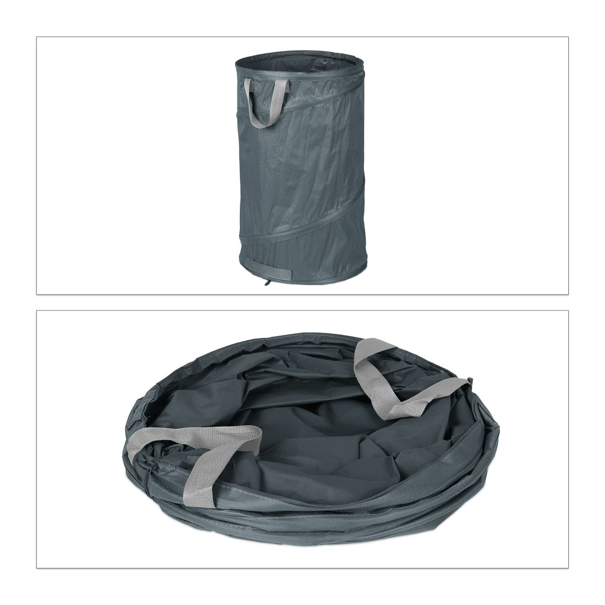 2 pcs. garden sacks 120-litre grey