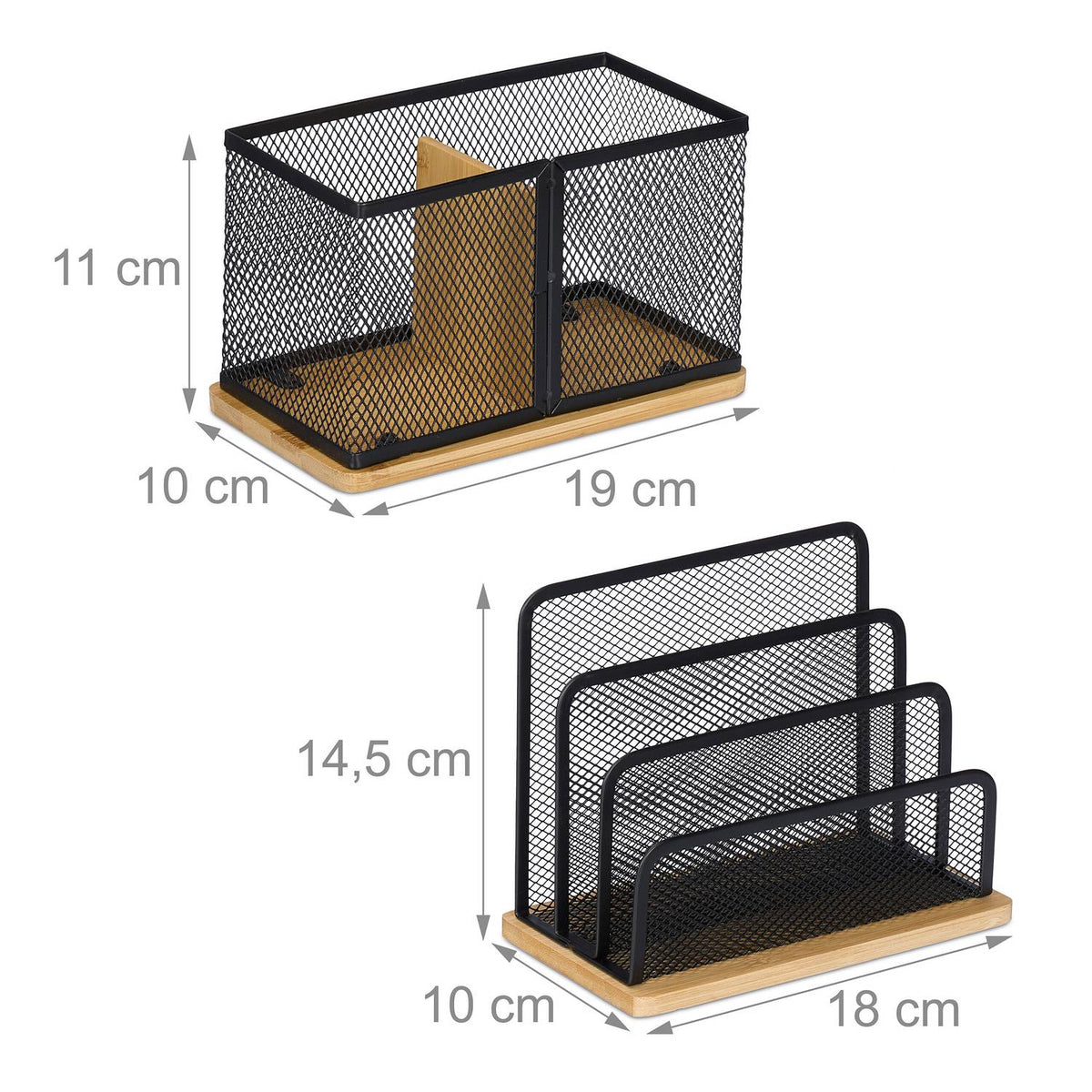 2-piece desk organization set