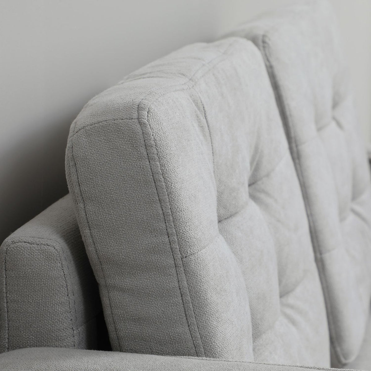 2 seater sofa, couch with storage space, upholstered sofa, double sofa with velvet look for living room, bedroom, 117x 62 x 78 cm