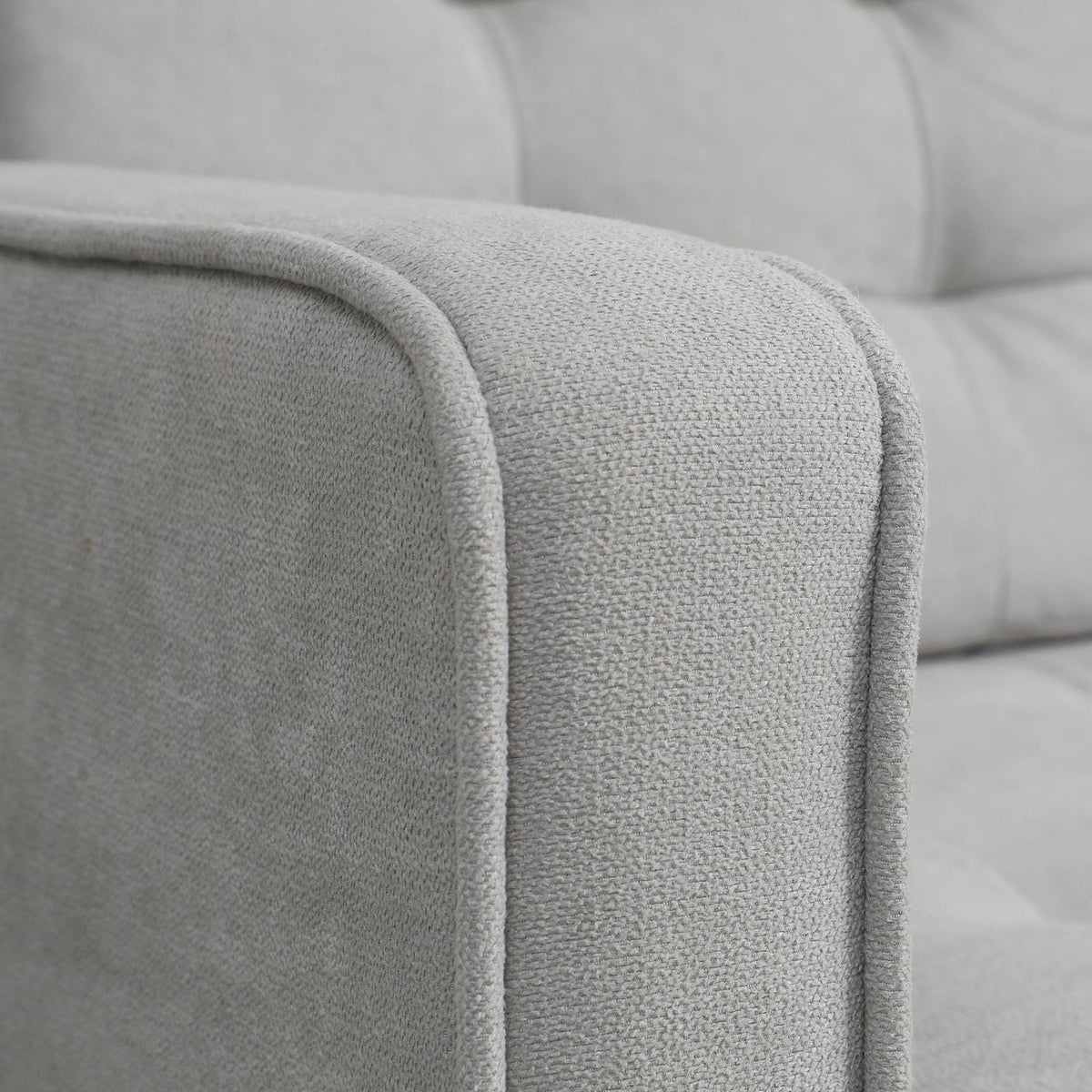2 seater sofa, couch with storage space, upholstered sofa, double sofa with velvet look for living room, bedroom, 117x 62 x 78 cm