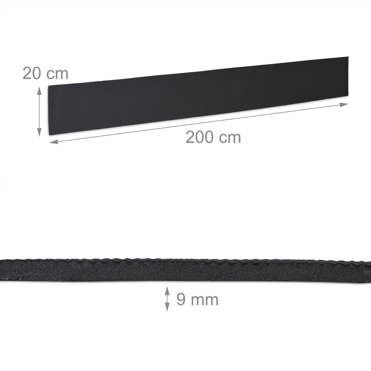 2x self-adhesive protection for garage wall