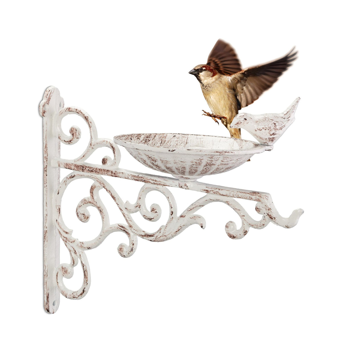 2x shelf bracket in cast iron with chain