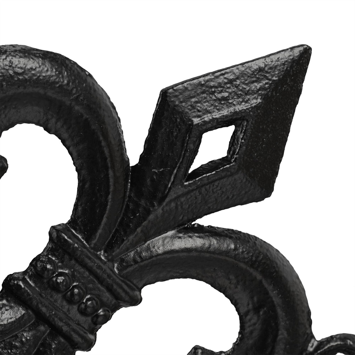 2x shelf bracket with French lily cast iron