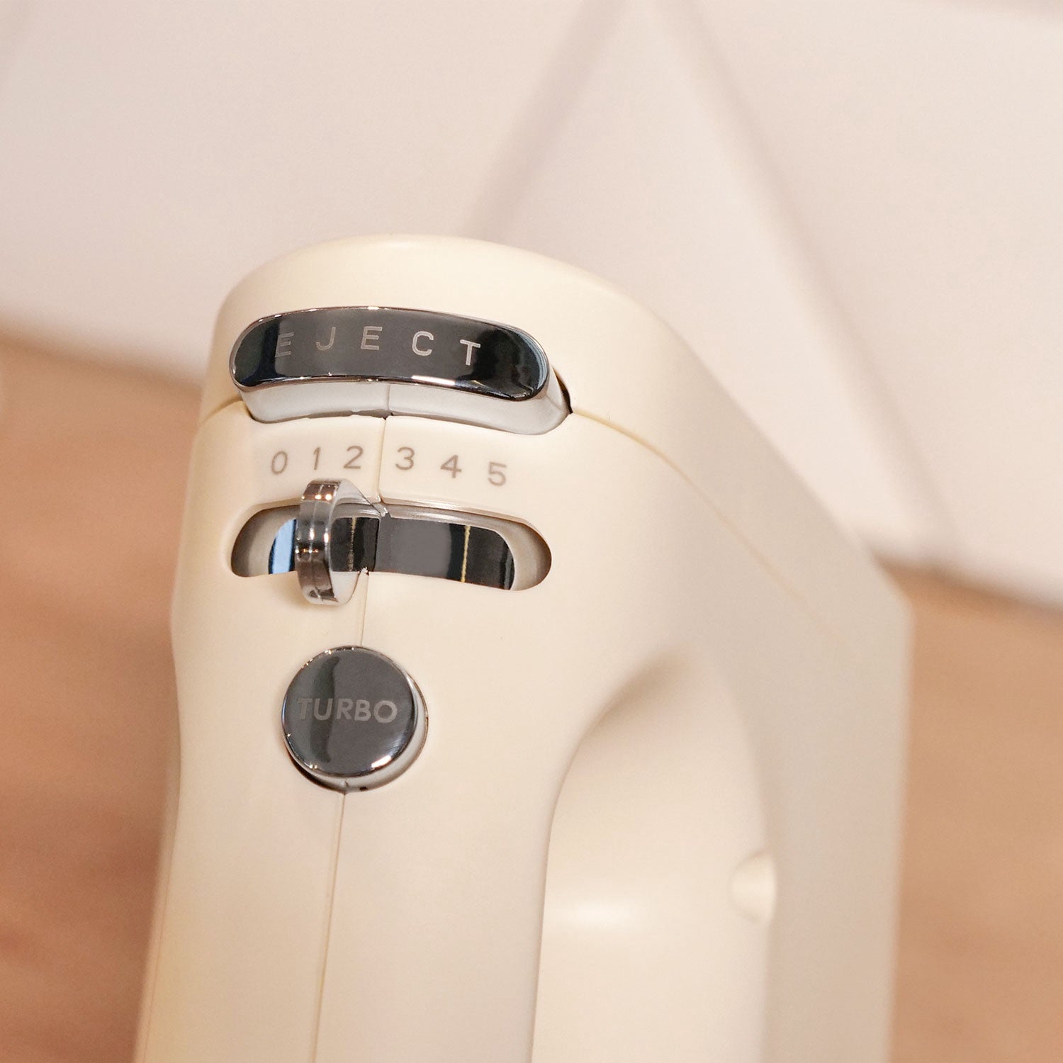 300W Electric Mixer, 5 Speeds + Turbo, Stainless Steel
