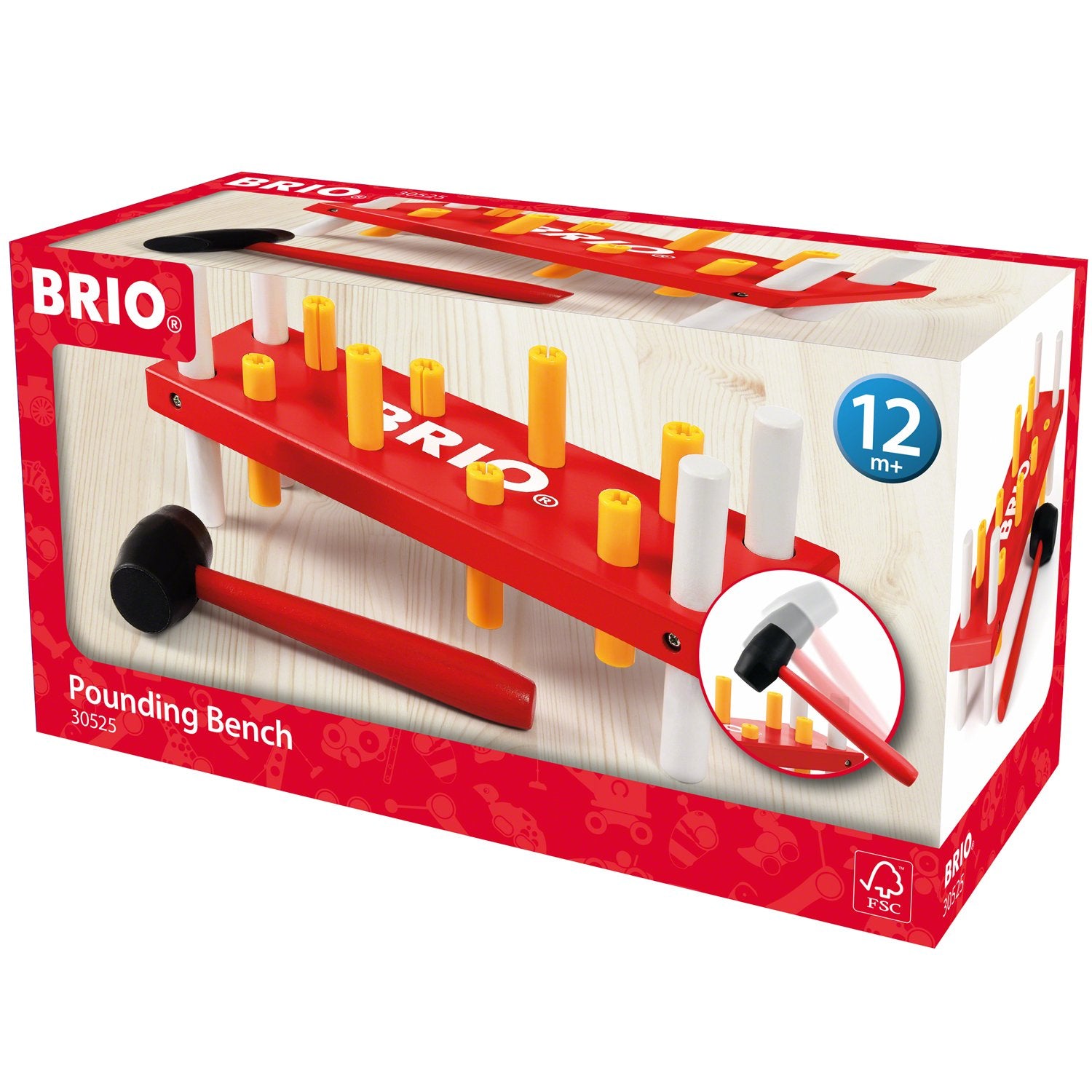 30525 Bolt board Red