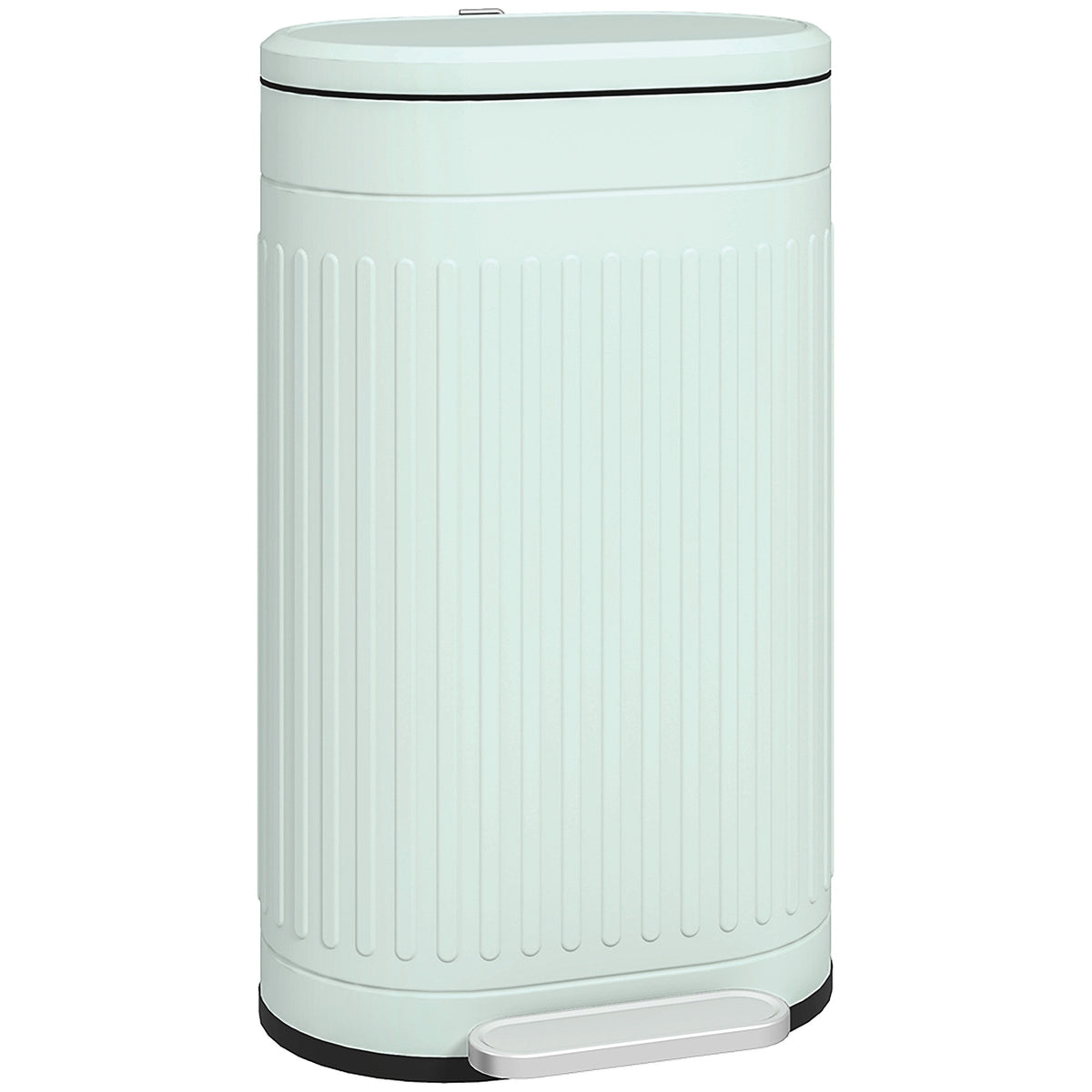 30L Metal Pedal Bin, Soft-Close, Removable Inner Bucket