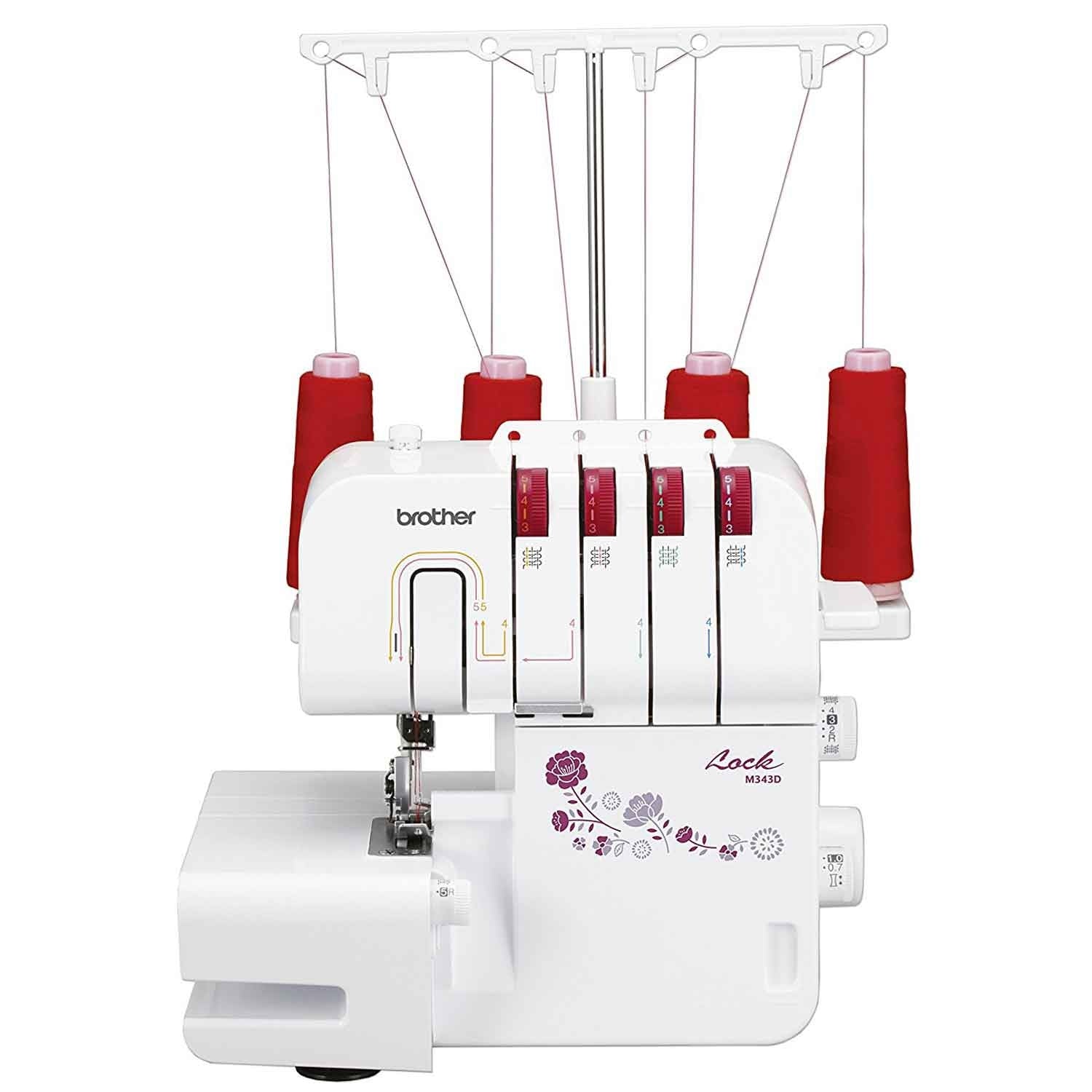 3/4 Thread Overlock Sewing Machine with Free Arm