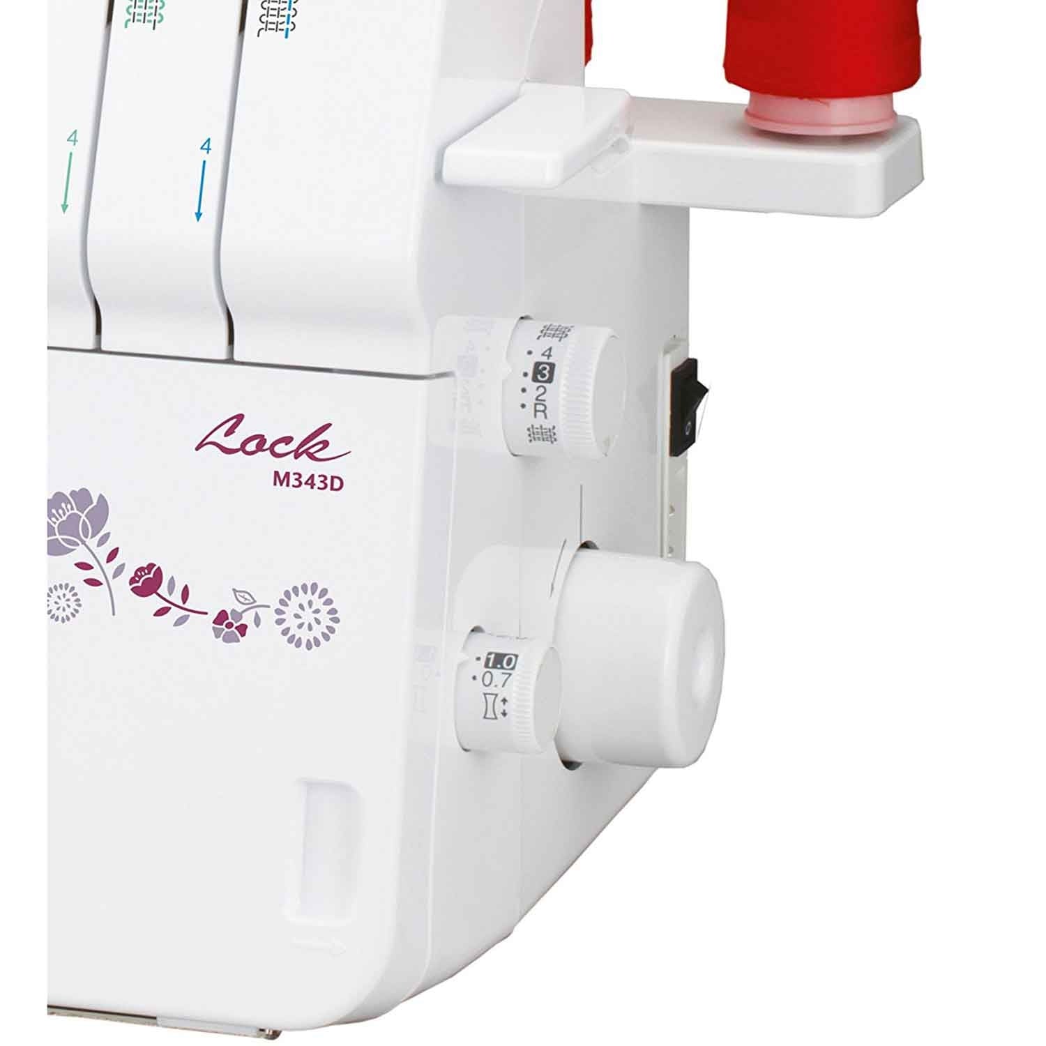 3/4 Thread Overlock Sewing Machine with Free Arm