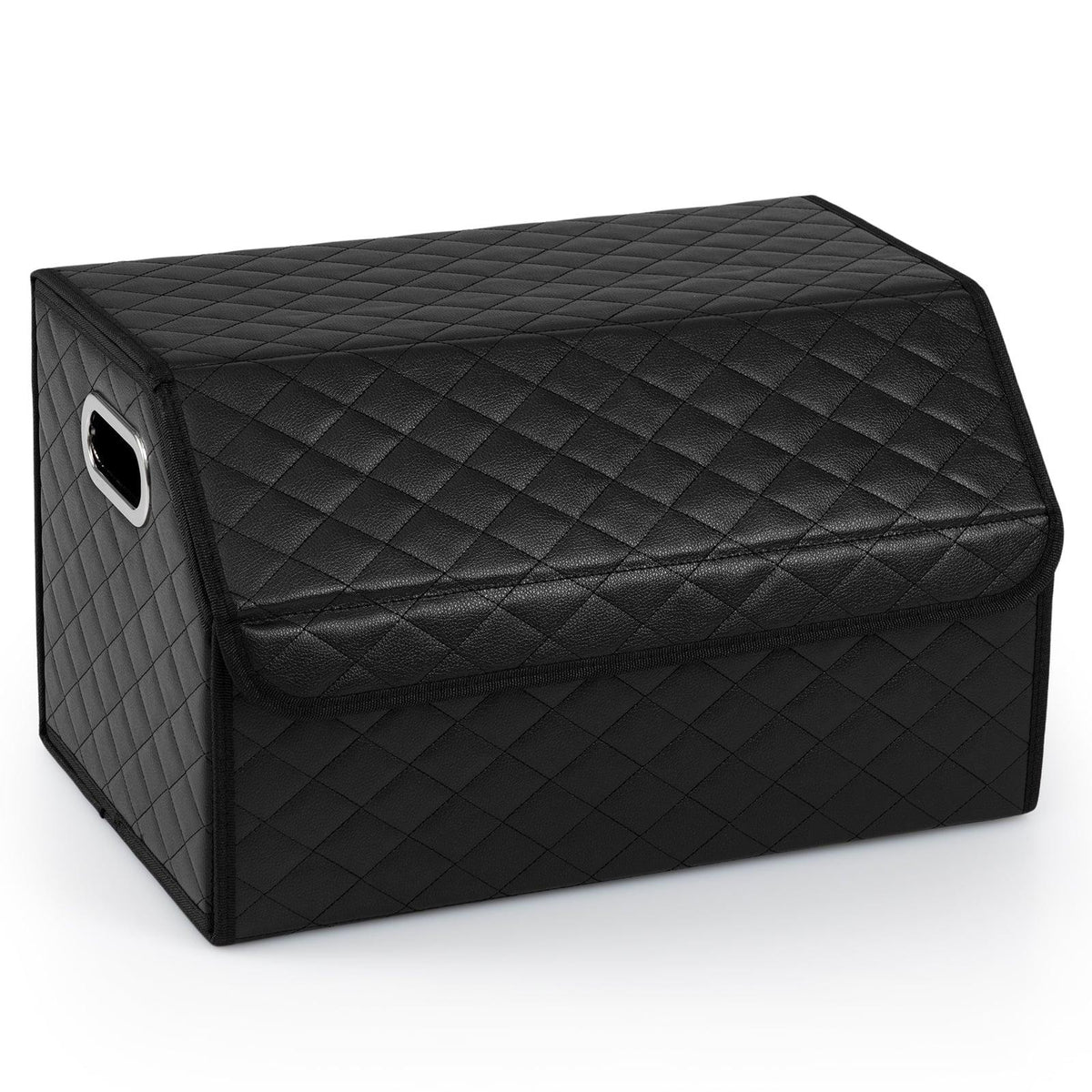 35L Foldable Car Trunk Organizer with Lid & Divider