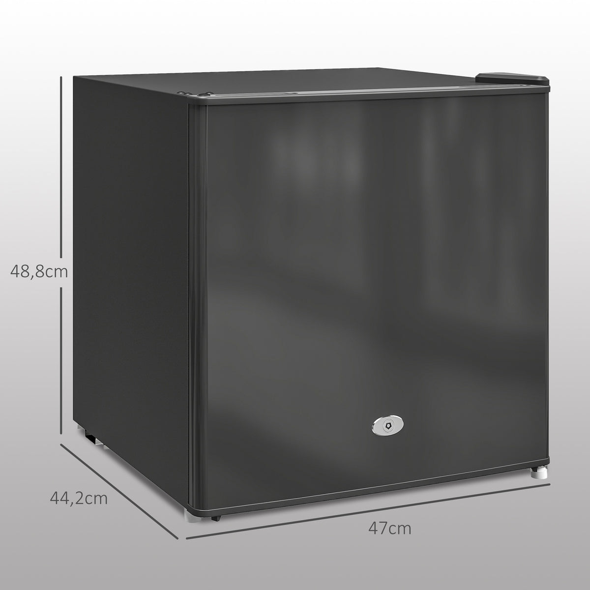 35L Mini Freezer, Electric, Black, Adjustable Thermostat