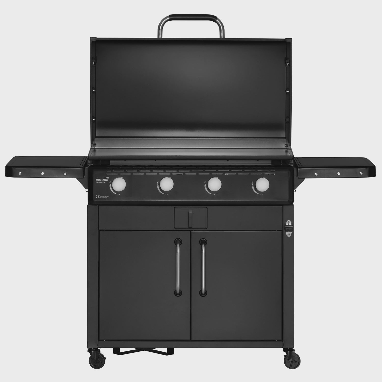 36-Inch Carbon Steel Griddle with 4 Burners, 16.4 kW Power