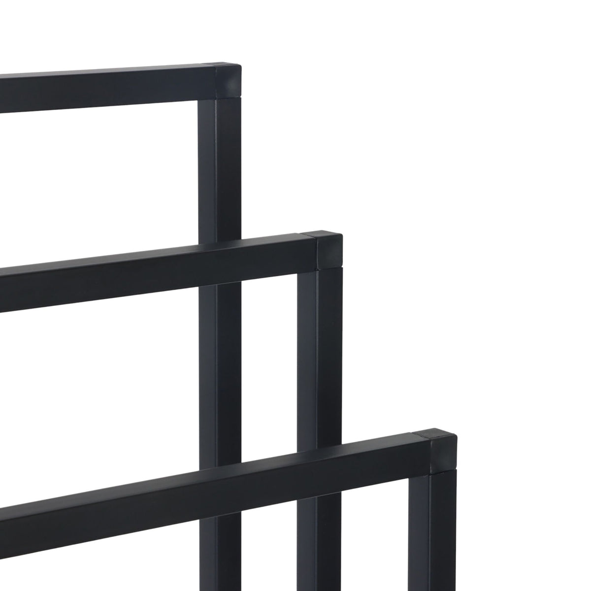 3-Bar Metal Towel Stand – Freestanding Bath Rack