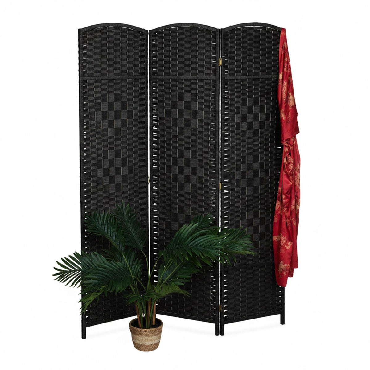 3-Panel Room Divider Folding Screen