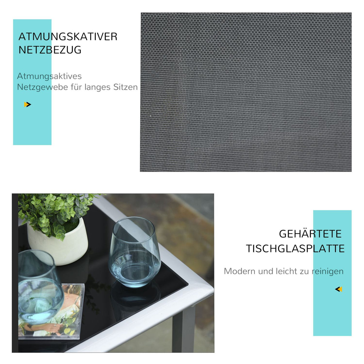 3 Pcs. Garden Lounger With Table Garden Set Garden Seating Group Garden Table Set Metal Mesh Black 2 X Armchairs 1 X Table