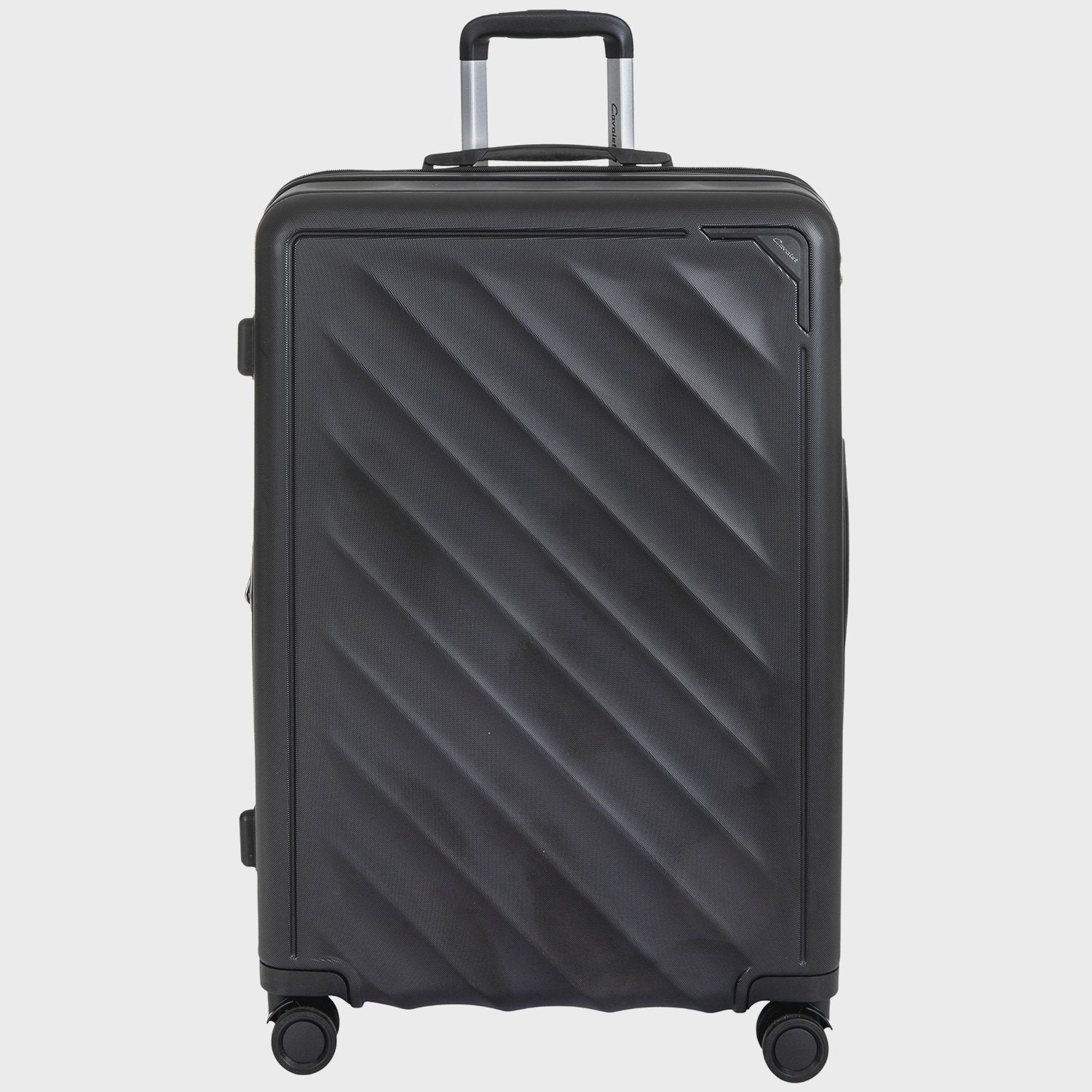 3-Piece Black Luggage Set – Cabin, Medium, Large