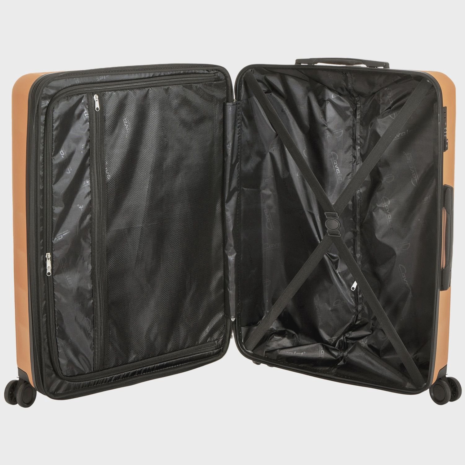 3-Piece Luggage Set, Orange – Cabin, Medium, Large