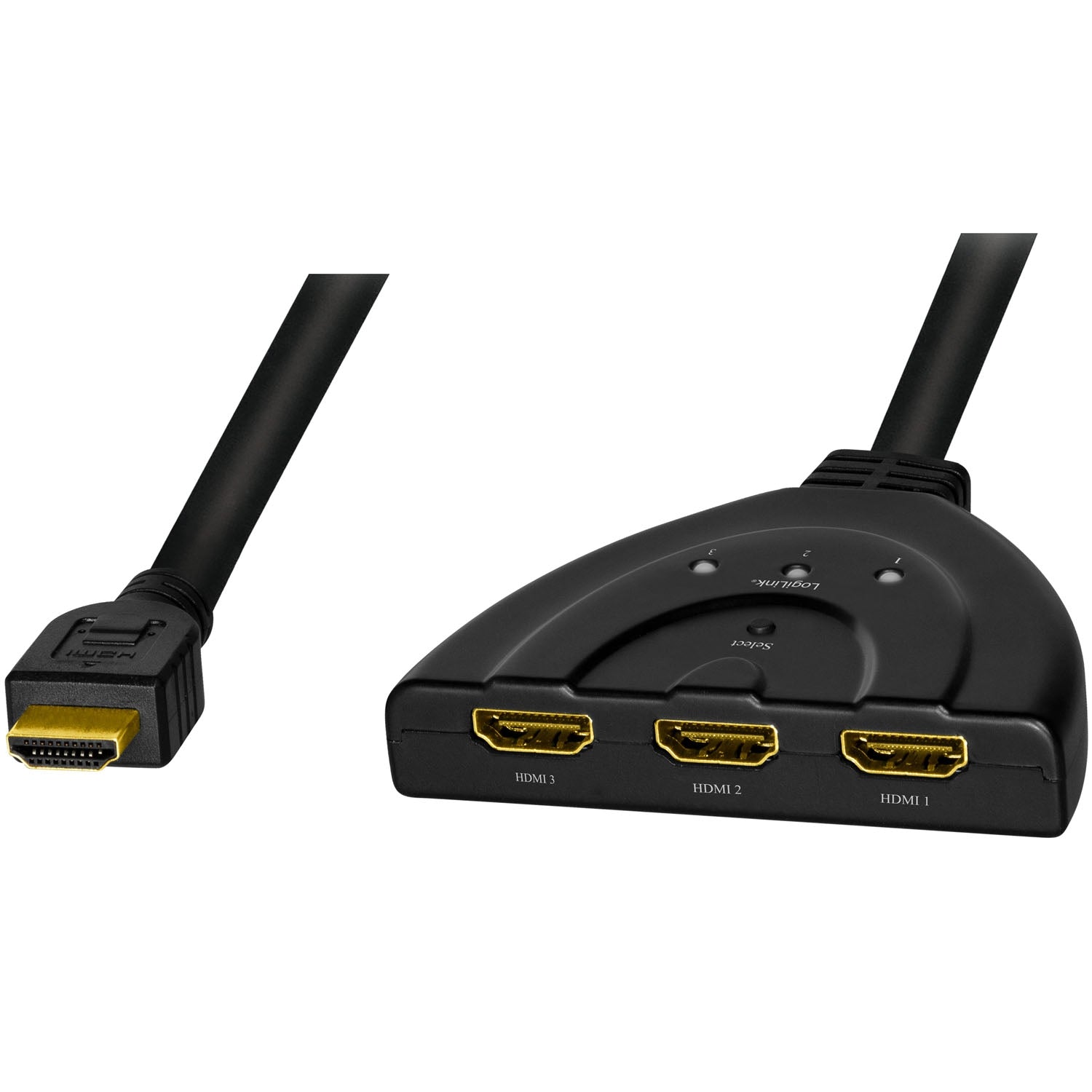 3-Port HDMI Switch, Bi-Directional, 4K UHD 30Hz