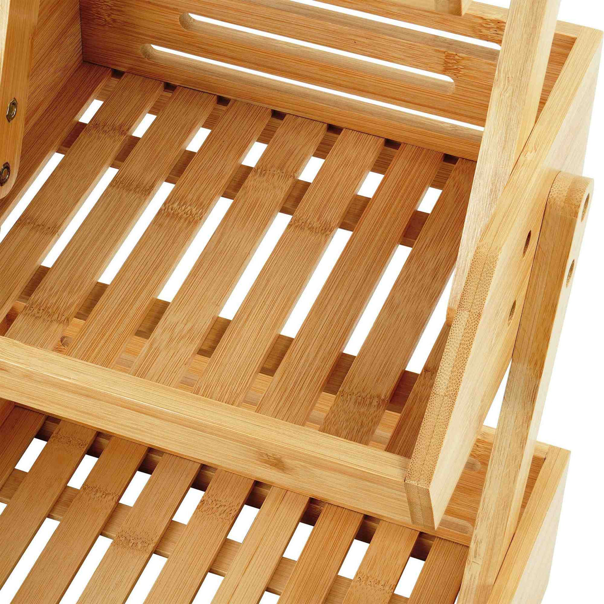 3-Tier Bamboo Fruit Stand for Kitchen Storage