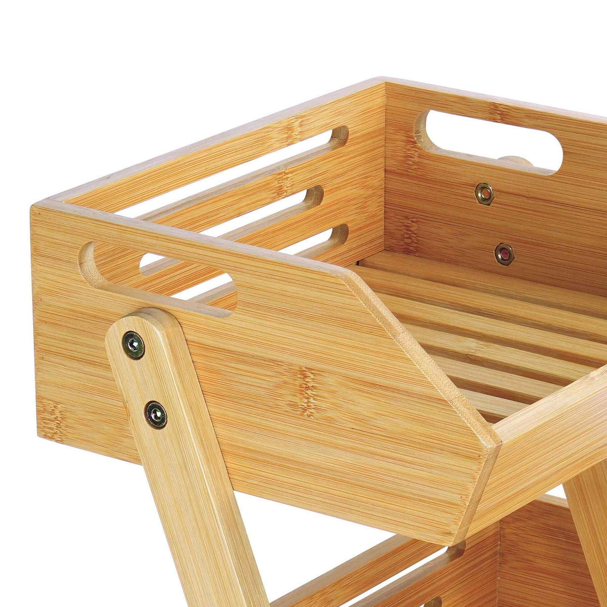 3-Tier Bamboo Fruit Stand for Kitchen Storage
